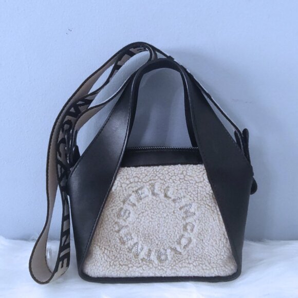 Stella McCartney eco-shearling 2-way mini bag EUC - Picture 10 of 10